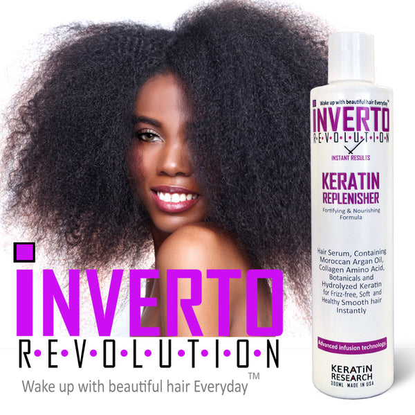 Inverto Instant Daily Keratin Replenisher Nourishing Complex of Argan Oil and Amino Acids Smooth Soft Frizz Free Shiny Hair